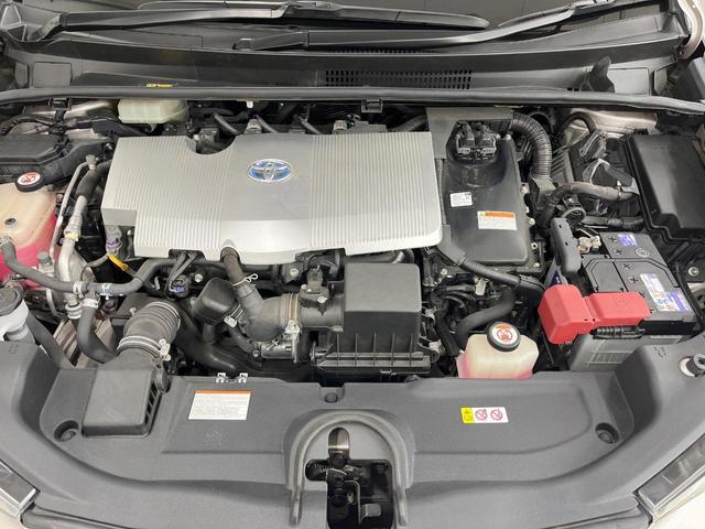 プリウス Ａプレミアム　純正９型ナビ　バックカメラ　１００Ｖ電源　衝突軽減　レーダークルーズ　禁煙車　レザーシート　パワーシート　ドラレコ　スマートキー　ＬＥＤヘッド　ビルトインＥＴＣ　オートハイビーム　車線逸脱警報（18枚目）