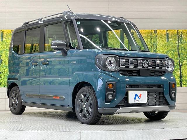 スペーシアギア ハイブリッドＸＺ　届出済未使用車　純正９型ナビ　両側電動ドア　全周囲カメラ　衝突軽減　レーダークルーズ　コーナーセンサー　スマートキー　ＬＥＤヘッド　純正１４インチアルミ　オートハイビーム　オートライト　オートエアコン（16枚目）