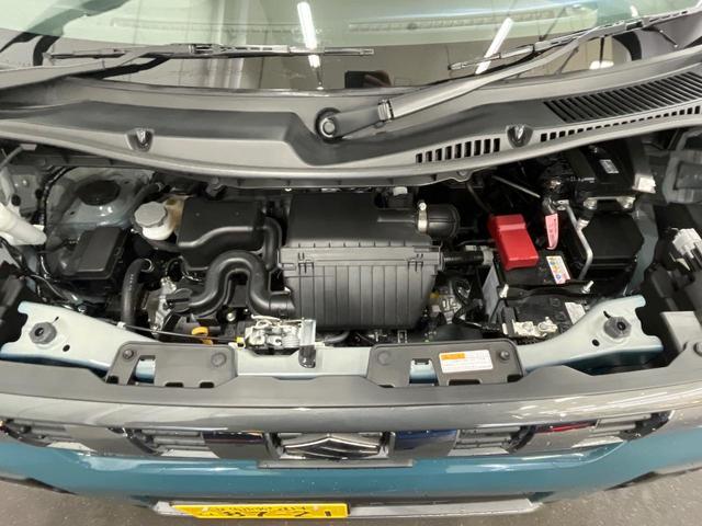 スペーシアギア ハイブリッドＸＺ　届出済未使用車　純正９型ナビ　両側電動ドア　全周囲カメラ　衝突軽減　レーダークルーズ　コーナーセンサー　スマートキー　ＬＥＤヘッド　純正１４インチアルミ　オートハイビーム　オートライト　オートエアコン（18枚目）