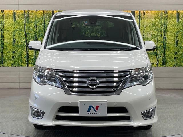 セレナ ハイウェイスター　Ｖセレ＋セーフティＩＩ　ＳＨＶ　ＳＤナビ　全周囲カメラ　両側電動スライド　衝突軽減装置　ＨＩＤヘッド　クルーズコントロール　オートエアコン　シートリフター　サンシェード　リアオートエアコン　アイドリングストップ　電動格納ドアミラー（15枚目）