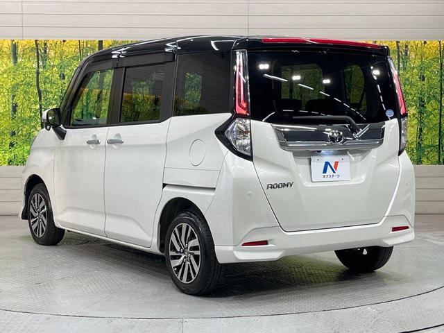 ルーミー カスタムＧ　純正９型ナビ　両側電動ドア　バックカメラ　レーダークルーズ　禁煙車　コーナーセンサー　スマートキー　ＬＥＤヘッド　ビルトインＥＴＣ　純正１４インチアルミ　オートハイビーム　車線逸脱警報（17枚目）