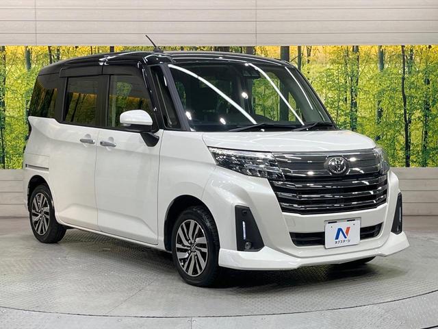 ルーミー カスタムＧ　純正９型ナビ　両側電動ドア　バックカメラ　レーダークルーズ　禁煙車　コーナーセンサー　スマートキー　ＬＥＤヘッド　ビルトインＥＴＣ　純正１４インチアルミ　オートハイビーム　車線逸脱警報（22枚目）