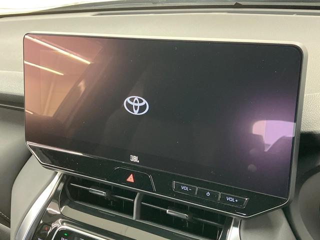 ハリアーハイブリッド Z 純正12.3型ナビ 全周囲カメラ 衝突軽減 レーダークルーズ JBL 電動リアゲート ハーフレザーシート パワーシート コーナーセンサー スマートキー LEDヘッド ETC 純正19インチアルミ(3枚目)