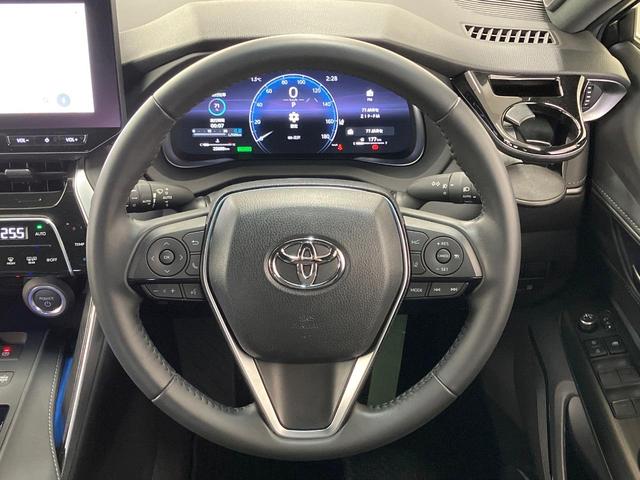 ハリアーハイブリッド Z 純正12.3型ナビ 全周囲カメラ 衝突軽減 レーダークルーズ JBL 電動リアゲート ハーフレザーシート パワーシート コーナーセンサー スマートキー LEDヘッド ETC 純正19インチアルミ(11枚目)