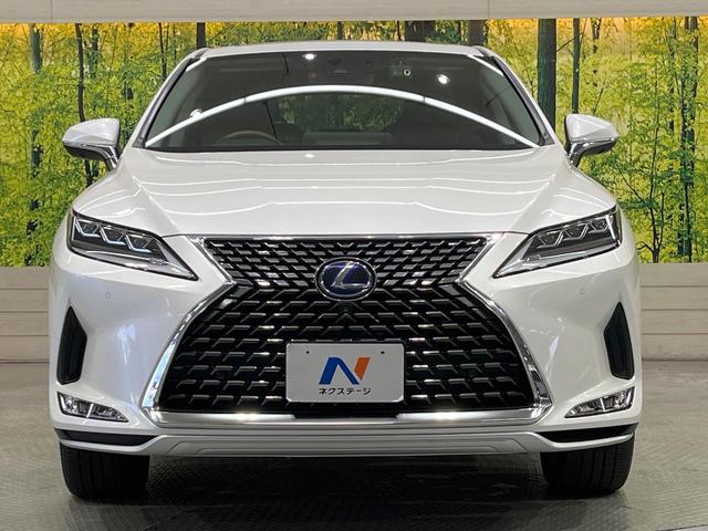 RX RX450h バージョンL サンルーフ 純正12.3型ナビ 全周囲カメラ 三眼LED 衝突軽減 レーダークルーズ 禁煙車 電動リアゲート レザーシート シートエアコン ドラレコ コーナーセンサー スマートキー LEDヘッド(14枚目)