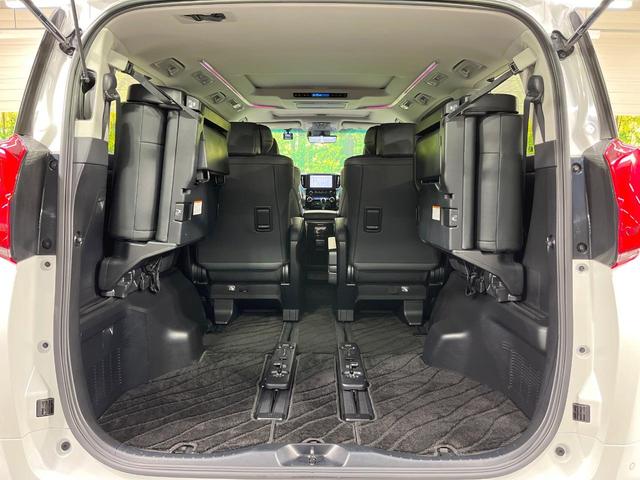 アルファード 2.5S Cパッケージ サンルーフ 純正9型DA 後席モニター デジタルミラー ブラインドスポットモニター 両側電動スライド レーダークルーズ 電動リアゲート 3眼LEDヘッド ドラレコ ETC シートヒーター 衝突軽減装置(57枚目)