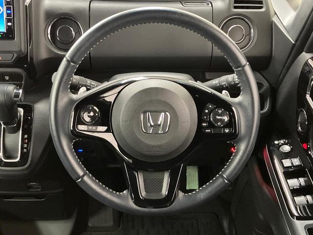 Ｎ－ＢＯＸカスタム Ｌターボ　タ―ボ　純正ナビ　両側電動スライド　衝突軽減装置　レーダークルーズ　ＥＴＣ　ドラレコ　シートヒーター　合皮シート　パドルシフト　オートエアコン　バックカメラ　Ｂｌｕｅｔｏｏｔｈ　サンシェード（11枚目）