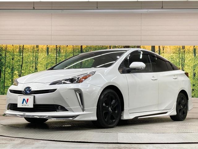 プリウス Aプレミアム ツーリングセレクション 純正9型ナビ 全周囲カメラ モデリスタエアロ ブラインドスポットモニター 禁煙車 パワーシート ドラレコ コーナーセンサー スマートキー LEDヘッド ビルトインETC 黒革シート(16枚目)