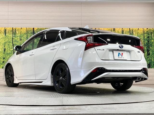 プリウス Aプレミアム ツーリングセレクション 純正9型ナビ 全周囲カメラ モデリスタエアロ ブラインドスポットモニター 禁煙車 パワーシート ドラレコ コーナーセンサー スマートキー LEDヘッド ビルトインETC 黒革シート(17枚目)