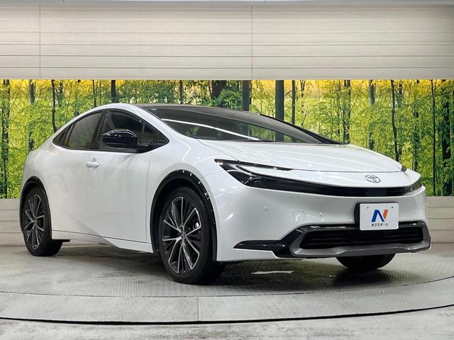 プリウス Ｚ　純正１２型ナビ　ガラスルーフ　全周囲カメラ　衝突被害軽減システム　禁煙車　電動リアゲート　ハーフレザーシート　前席シートエアコン　パワーシート　ドラレコ　コーナーセンサー　スマートキー　ＬＥＤヘッド（64枚目）