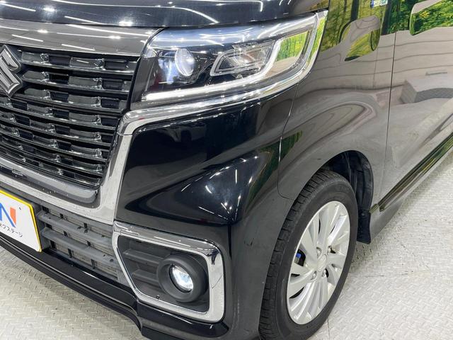 スペーシアカスタム ハイブリッドＧＳ　ＳＤナビ　電動スライドドア　衝突被害軽減システム　禁煙車　シートヒーター　ドラレコ　コーナーセンサー　スマートキー　ＬＥＤヘッド　ＥＴＣ　純正１４インチアルミ　車線逸脱警報　オートライト（11枚目）