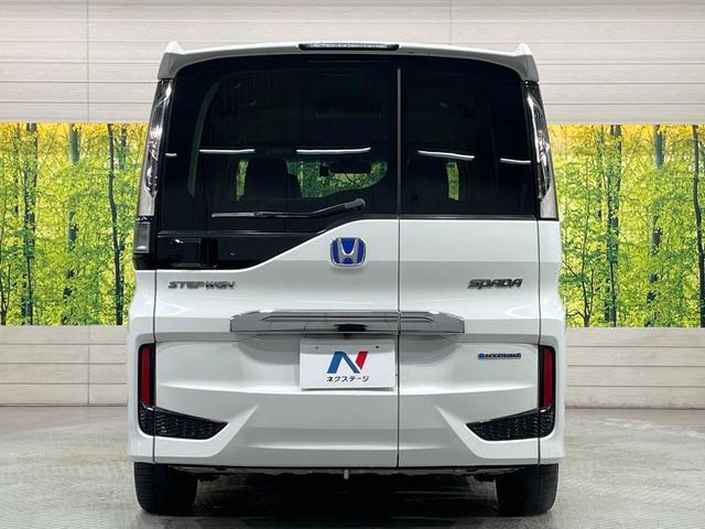 ステップワゴンスパーダ スパーダハイブリッド　Ｇ・ＥＸ　ホンダセンシング　両側電動スライド　純正ナビ　後席モニター　バックカメラ　衝突被害軽減装置　禁煙車　ハーフレザーシート　ドラレコ　コーナーセンサー　スマートキー　ＬＥＤヘッド　ＥＴＣ　Ｂｌｕｅｔｏｏｔｈ再生（16枚目）