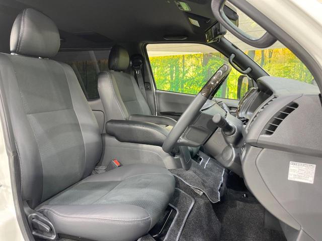 ハイエースバン スーパーＧＬ　ダークプライムＩＩ　ＳＤナビ　両側電動ドア　バックカメラ　禁煙車　ハーフレザーシート　コーナーセンサー　スマートキー　ＬＥＤヘッド　ビルトインＥＴＣ　オートハイビーム　車線逸脱警報　オートライト　オートエアコン（8枚目）