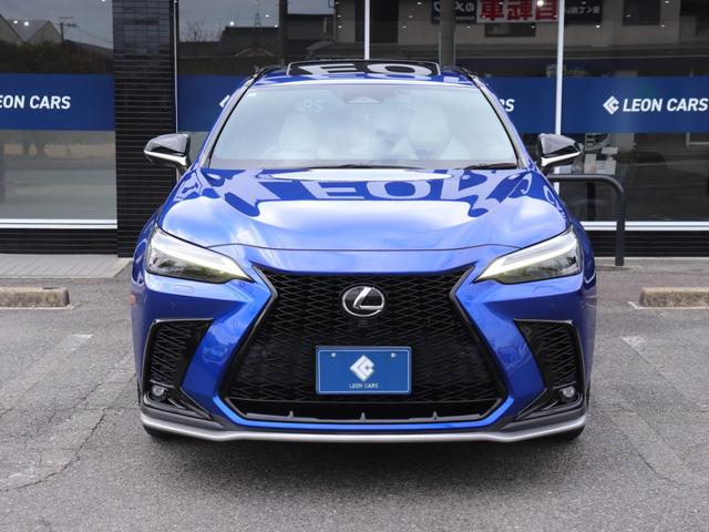 ＮＸ ＮＸ４５０ｈ＋　Ｆスポーツ　プリクラッシュ３眼ＬＥＤヘッド　サンルーフ　レザーシート　デジタルインナーミラー　パノラミックビューＢＳＭ　ＨＵＤ純正１４型ＤＡ地デジＢＴ音楽パドルＳ追従クルコン前後席シートヒーター　ルーフレール（10枚目）