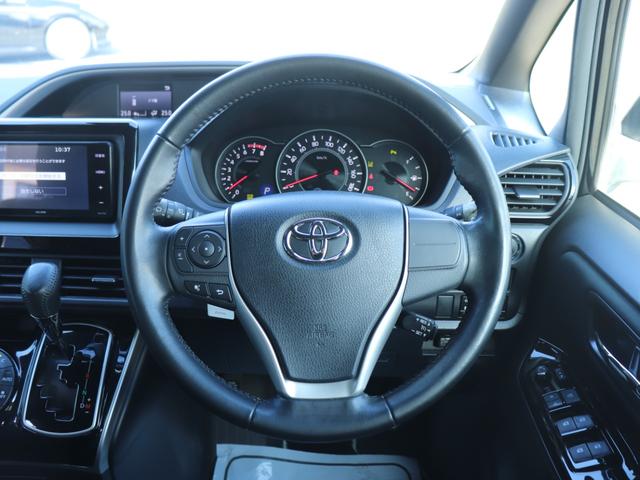 ヴォクシー ZS 煌II ワンオーナー後期モデル セーフティセンス両側電動ドアLEDヘッド社外ナビBカメラ地デジBT音楽 革巻きHクルーズコントロール ステアリングリモコン リアオートエアコンDバイザPガラス純正16AW(38枚目)