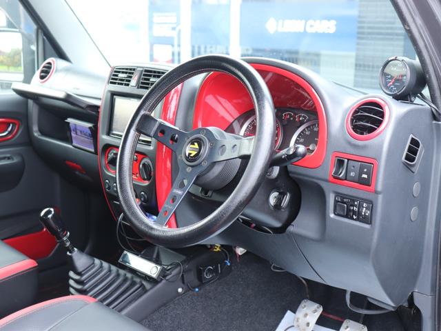 ジムニー クロスアドベンチャー　５速ＭＴリフトアップ　タニグチショックアブソーバー＆マフラーＲＡＹＳ１６ＡＷ運転席シートヒーター社外ナビ地デジＴＶ　ＢＴ音楽Ｄｅｆｉターボメーター　キーレスＥＴＣ（31枚目）