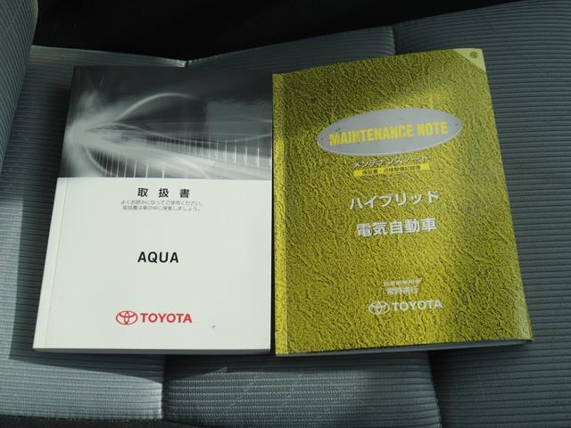 アクア S LEDヘッド純正ナビBカメラETCスマートキー シートヒーター ドライブレコーダー フルセグTV Bluetooth音楽 スペアタイヤ CD/DVD再生 プッシュスタート ステアリングリモコン(35枚目)