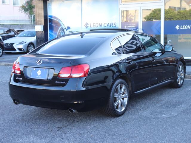 GS GS350 サンルーフ レザーシート純正HDDナビBカメラ クルコンHIDヘッドFフォグ純正17AWビルトインETCスマートキー革巻きH電動チルト ステコン前席シートヒーター&ベンチレーション シートメモリー機能(7枚目)