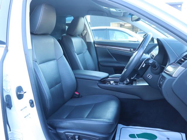 ＧＳ ＧＳ２５０　Ｉパッケージ　レザーシート純正ＳＤナビＢカメラ地デジＢＴ音楽スマートキーＨＩＤヘッドＦフォグ純正１７インチＡＷパワーシート前席シートヒーター＆ベンチレーション運転席シートメモリー革巻きＨステコン電動チルト　クルコン（30枚目）