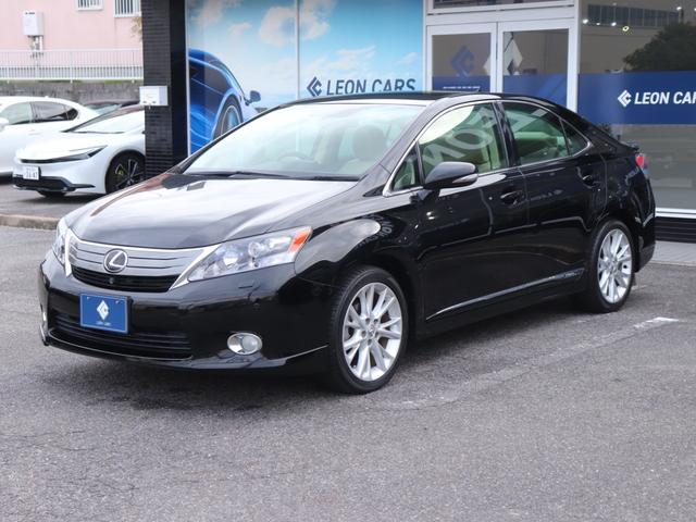 HS HS250h バージョンS ワンオーナーLEDヘッド純正HDDナビF&Bカメラ地デジBT音楽スマートキー クリアランスソナー ヘッドライトウォッシャー革巻きHクルーズコントロール ステアリングリモコン前席パワーシート純正18AW(5枚目)