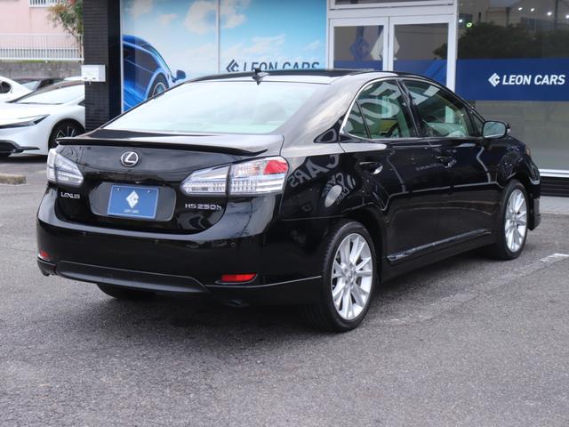 HS HS250h バージョンS ワンオーナーLEDヘッド純正HDDナビF&Bカメラ地デジBT音楽スマートキー クリアランスソナー ヘッドライトウォッシャー革巻きHクルーズコントロール ステアリングリモコン前席パワーシート純正18AW(7枚目)