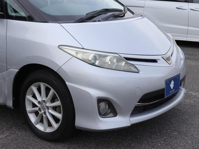 エスティマ 2.4アエラス Gエディション 中期モデル両側電動ドア後席モニターHIDヘッドFフォグ純正17AW ETCスマートキー プッシュスタートウッドコンビHステコンクルコン純正SDナビBカメラ地デジBT音楽DAA/Cリアオートエアコン(15枚目)