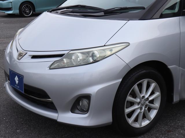 エスティマ 2.4アエラス Gエディション 中期モデル両側電動ドア後席モニターHIDヘッドFフォグ純正17AW ETCスマートキー プッシュスタートウッドコンビHステコンクルコン純正SDナビBカメラ地デジBT音楽DAA/Cリアオートエアコン(16枚目)