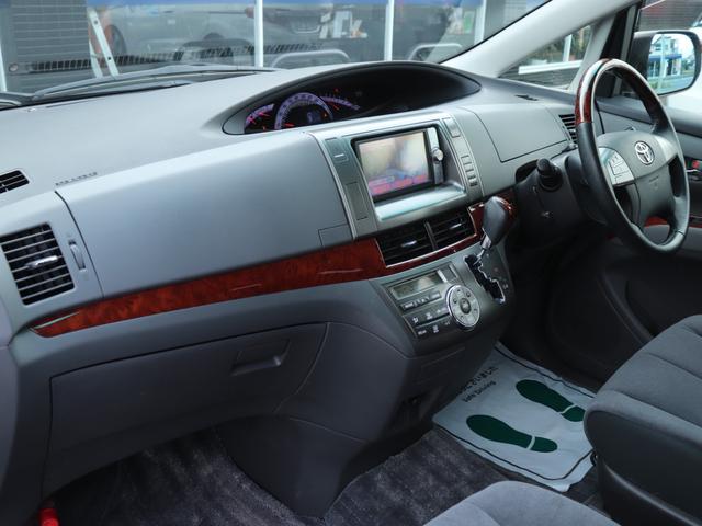 エスティマ 2.4アエラス Gエディション 中期モデル両側電動ドア後席モニターHIDヘッドFフォグ純正17AW ETCスマートキー プッシュスタートウッドコンビHステコンクルコン純正SDナビBカメラ地デジBT音楽DAA/Cリアオートエアコン(29枚目)