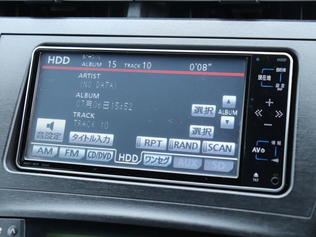 プリウス G 純正HDDナビBカメラ地デジ音楽録音クルーズコントロール スマートキー ビルトインETC ステアリングリモコン コンライトAA/Cフォグランプ ドアバイザ純正15AWトノカバーDVD/CD/AUX再生(49枚目)