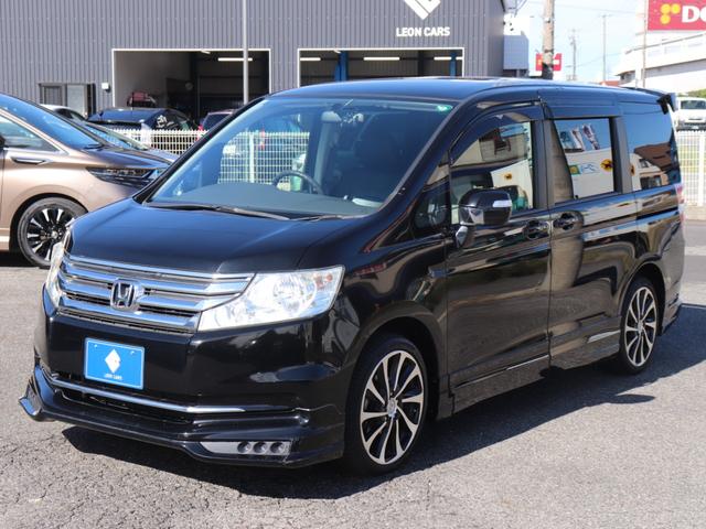 ステップワゴン G インターナビEセレクション 無限エアロ両側電動ドア後席モニター純正インターナビBカメラ地デジ クルーズコントロールRCA入力レザー調シートカバー ステアリングリモコン オートライトHIDヘッド社外18AW Rスモークフィルム(5枚目)