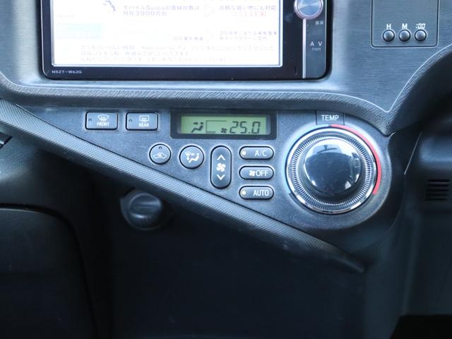 アクア Ｇ　純正ＳＤナビＢカメラ地デジＢＴ音楽スマートキー前席シートヒーター革巻きＨステアリングリモコン　オートエアコン　ライトレベライザＥＴＣドアバイザ　プライバシーガラス純正１５ＳＷ（35枚目）