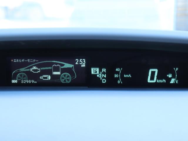 プリウス Ｓツーリングセレクション　ＬＥＤヘッド純正ＨＤＤナビＢカメラ地デジＢＴ音楽ＦフォグＤバイザ純正１７インチＡＷプライバシーガラス革巻きＨビルトインＥＴＣプッシュスタート　スマートキー　ヘッドライトウォッシャー　オートエアコン（41枚目）