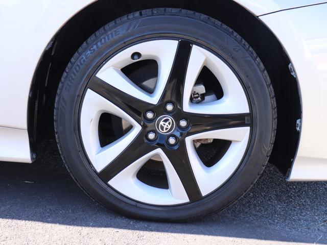 プリウス 　セーフティセンス合成皮革シートＬＥＤヘッド純正９型ＳＤナビＢカメラ地デジＢＴ音楽プリクラッシュ　レーダークルコン　オートハイビーム前席シートヒーター革巻きＨステアリングリモコン純正ドライブレコーダー（23枚目）