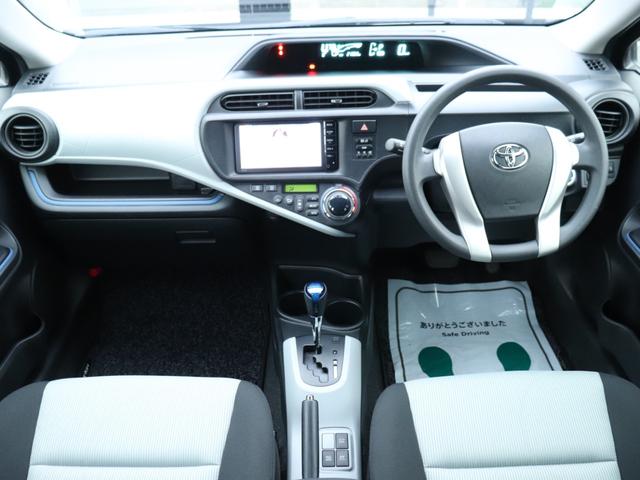 アクア Ｓ　純正ＳＤナビＢカメラ地デジＢＴ音楽スマートキー　プッシュスタート　オートエアコン　ライトレベライザ　ドアバイザ　プライバシーガラス　コーナーポール純正１５ＳＷ（28枚目）