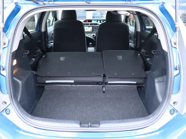 アクア Ｓ　純正ＳＤナビＢカメラ地デジＢＴ音楽スマートキー　プッシュスタート　オートエアコン　ライトレベライザ　ドアバイザ　プライバシーガラス　コーナーポール純正１５ＳＷ（33枚目）