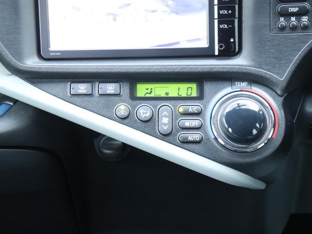 アクア Ｓ　純正ＳＤナビＢカメラ地デジＢＴ音楽スマートキー　プッシュスタート　オートエアコン　ライトレベライザ　ドアバイザ　プライバシーガラス　コーナーポール純正１５ＳＷ（35枚目）