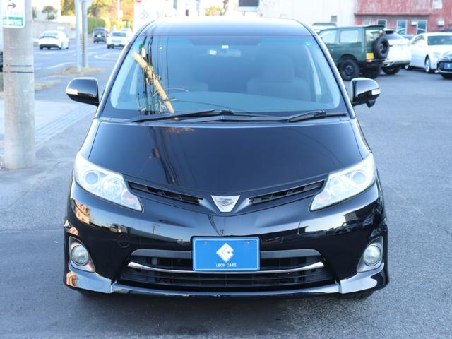 エスティマ ２．４アエラス　Ｇエディション　中期モデル両側電動ドアＡＬＰＩＮＥ後席モニター社外ナビＢカメラ地デジＢＴ音楽クルコン　ビルトインＥＴＣスマートキーＨＩＤヘッドＦフォグＤバイザ社外１７ＡＷウッドコンビＨステコンＤＡＡ／Ｃリアクーラー（9枚目）