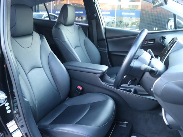 プリウス Ｓツーリングセレクション　モデリスタフルエアロ　セーフティセンスＬＥＤヘッド社外メモリーナビＢカメラ地デジＢＴ音楽ＡＣ１００Ｖスマートキー合皮シート前席シートヒーター純正１７ＡＷプッシュスタートＲフォグ革巻きＨステコンＥＴＣ（36枚目）