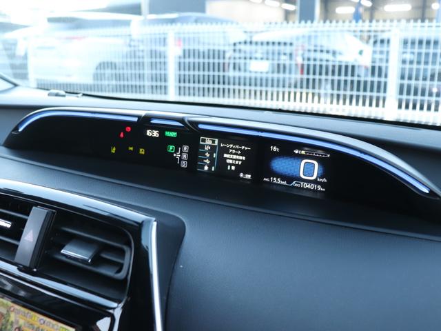 プリウス Ｓツーリングセレクション　モデリスタフルエアロ　セーフティセンスＬＥＤヘッド社外メモリーナビＢカメラ地デジＢＴ音楽ＡＣ１００Ｖスマートキー合皮シート前席シートヒーター純正１７ＡＷプッシュスタートＲフォグ革巻きＨステコンＥＴＣ（45枚目）