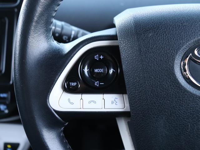 プリウス Ｓツーリングセレクション　モデリスタフルエアロ　セーフティセンスＬＥＤヘッド社外メモリーナビＢカメラ地デジＢＴ音楽ＡＣ１００Ｖスマートキー合皮シート前席シートヒーター純正１７ＡＷプッシュスタートＲフォグ革巻きＨステコンＥＴＣ（46枚目）