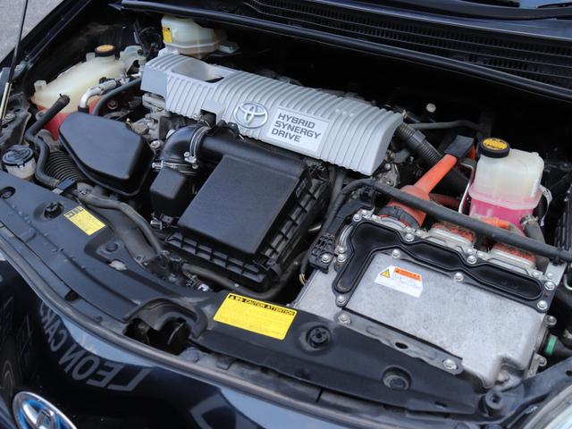 プリウス L 社外ディスプレイオーディオBT音楽スマートキー純正15インチAWプッシュスタートDバイザーETCオートエアコン(27枚目)