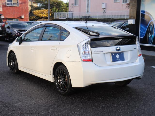 プリウス Sツーリングセレクション LEDヘッド 純正SDナビ地デジ 音楽録音 スマートキーETCステアリングリモコン コンライト オートエアコン フォグランプ ヘッドライトウォッシャー 社外17AWトノカバーCD/DVD/SD(8枚目)