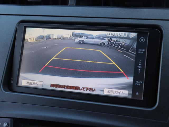 プリウス Sツーリングセレクション LEDヘッド 純正SDナビ地デジ 音楽録音 スマートキーETCステアリングリモコン コンライト オートエアコン フォグランプ ヘッドライトウォッシャー 社外17AWトノカバーCD/DVD/SD(46枚目)