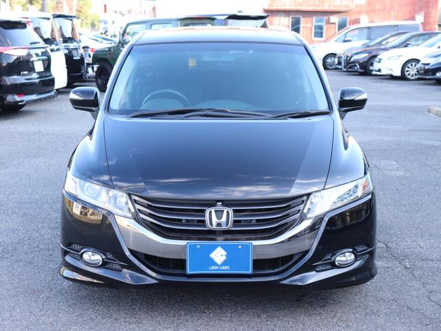 オデッセイ Ｍファインスピリット　エアロパッケージ　全方位モニター純正ナビＢカメラ地デジＥＴＣディスチャージヘッドＦフォグＤバイザー社外１７インチＡＷプライバシーガラス革巻きＨステアリングリモコン　オートエアコン（9枚目）