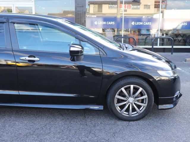 オデッセイ Ｍファインスピリット　エアロパッケージ　全方位モニター純正ナビＢカメラ地デジＥＴＣディスチャージヘッドＦフォグＤバイザー社外１７インチＡＷプライバシーガラス革巻きＨステアリングリモコン　オートエアコン（14枚目）