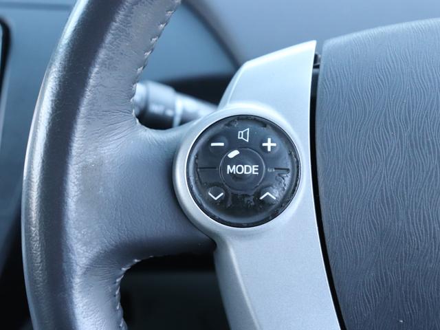 プリウス Ｓ　ＬＥＤエディション　ＬＥＤヘッドライト純正ナビ地デジＢｌｕｅｔｏｏｔｈ音楽ステアリングリモコン革巻きステアリング純正１５ＡＷドアバイザー　オートエアコン　フォグランプ　音楽録音（38枚目）