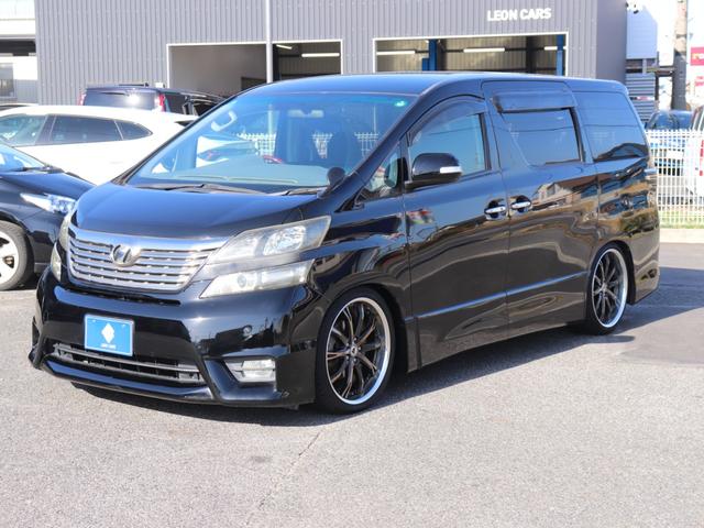 ヴェルファイア ２．４Ｚ　社外ＨＤＤナビＢカメラ地デジＲＳＲ車高調ＷＯＲＫシュバート２０ＡＷ社外ＬＥＤテールレンズ　クリアランスソナー　リアオートエアコン　ウッドコンビＨビルトインＥＴＣ　ＨＩＤヘッドＦフォグＤバイザＤＡＡ／Ｃ（5枚目）