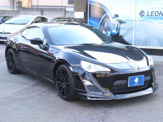 ８６ Ｇ　モデリスタエアロＳＳＲ１８インチＡＷ純正ＳＤナビＢカメラ地デジＢＴ音楽ＴＲＤトランクスポイラー　コーナーセンサーＥＴＣキーレス革巻きハンドル　ライトレベライザ　キーレス（6枚目）