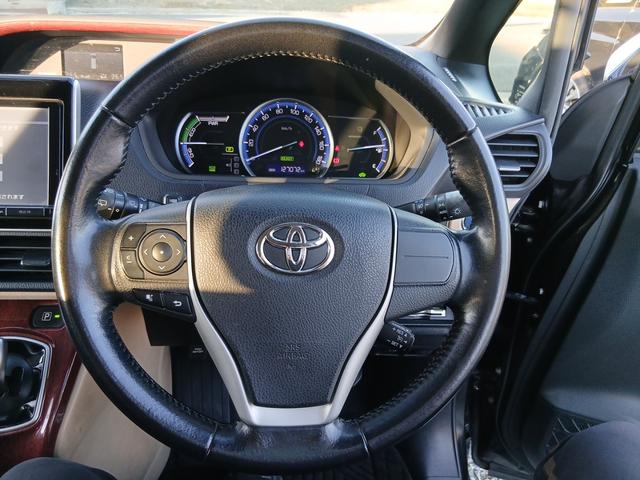 ノア 　ハイブリッドＧ　　エアロ　パワスラ　シートヒーター　アラウンドビューモニター　シートヒーター　社外ホイール　純正９インチナビ（24枚目）