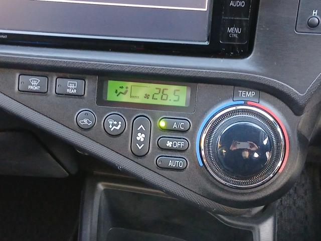アクア Ｇ　プッシュスタートキー　純正ナビ　フルセグＴＶ　Ｂｌｕｅｔｏｏｔｈ対応　スマートキー　バックカメラ　純正１６インチアルミ　ＥＴＣ　ステアリングスイッチ（29枚目）